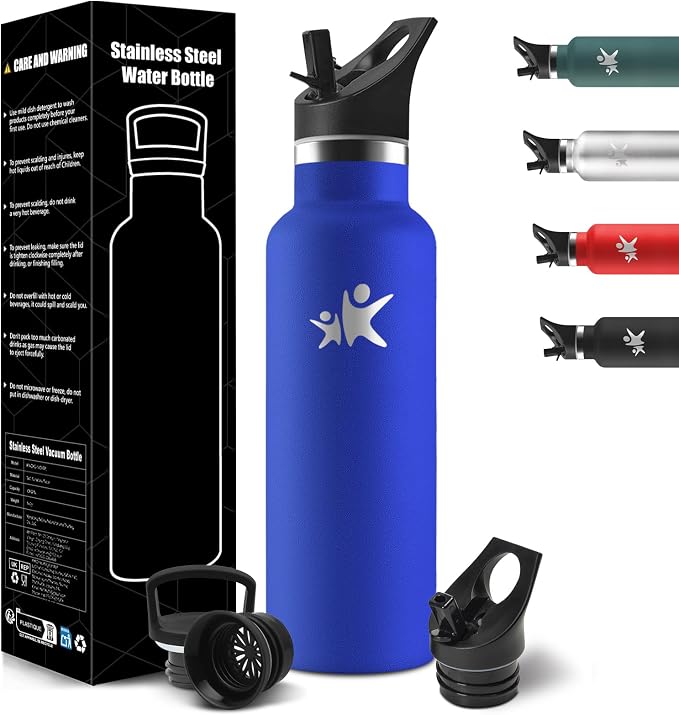 Detalle de HoneyHolly Botella Térmica 750 ML 🥤 Sin BPA, Acero Inoxidable