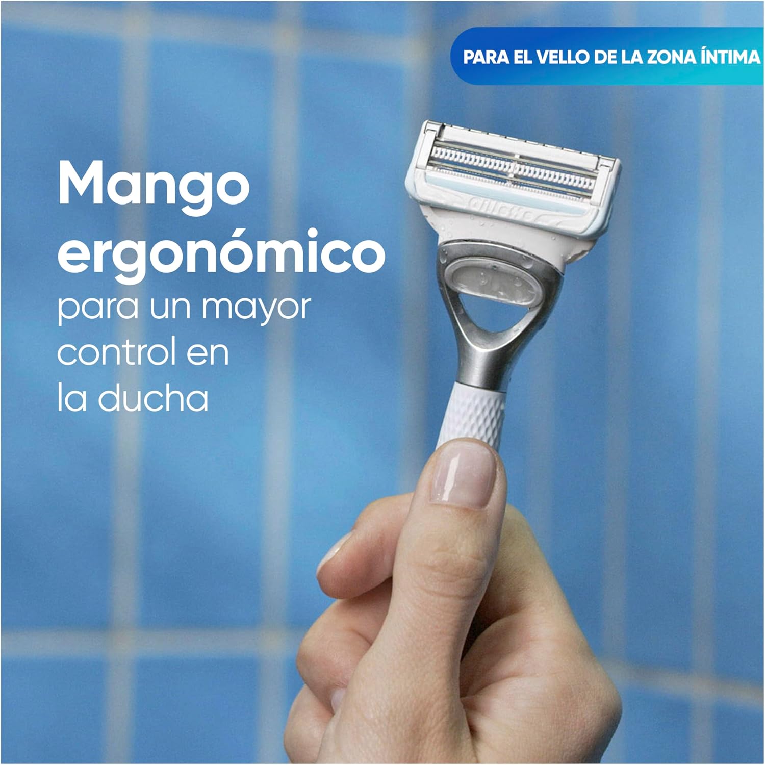 Detalle 2 de Gillette Venus Maquinilla depilación íntima, 5 recambios 🪒