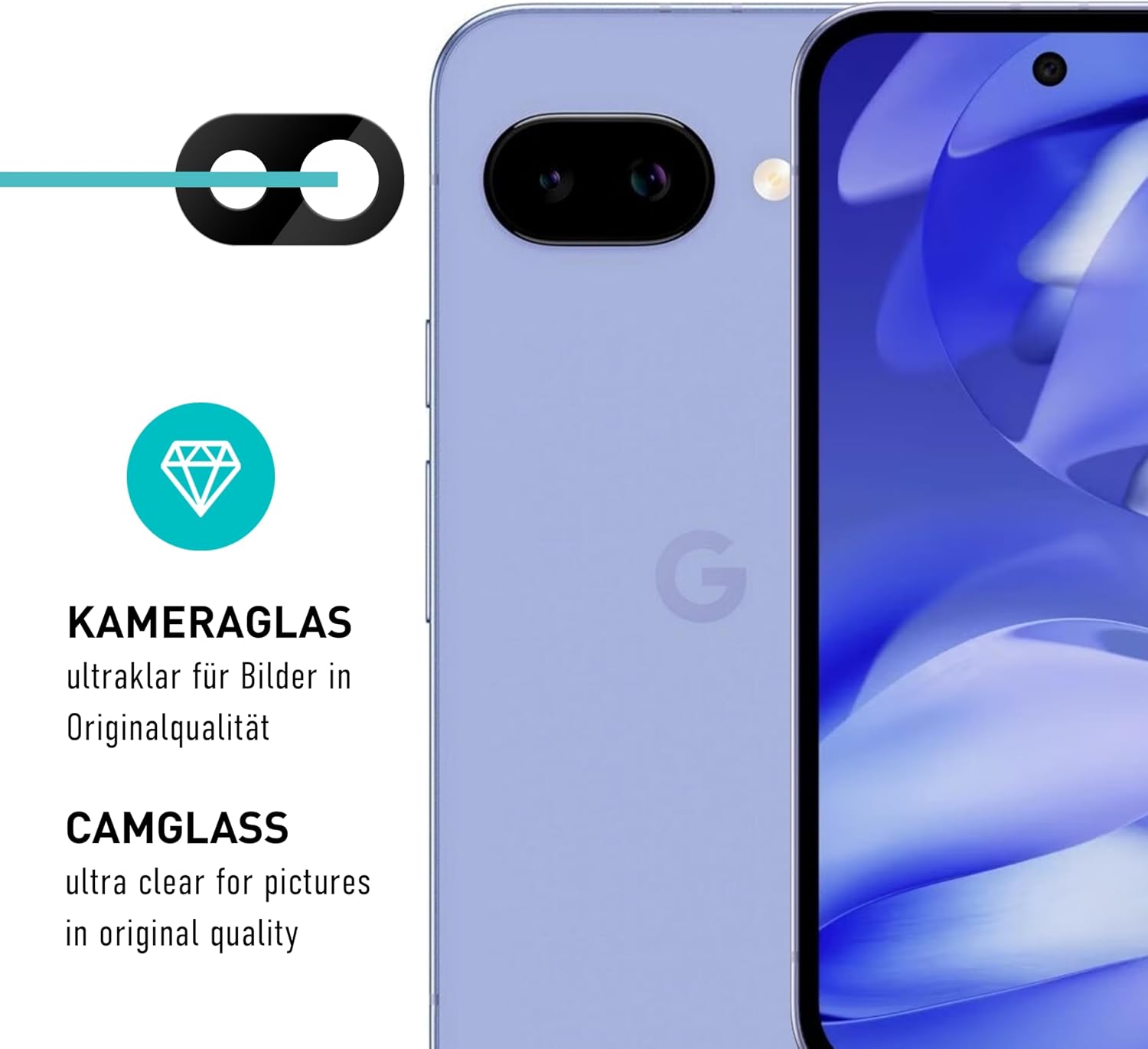 Thumbnail 6 de SmarTect TPU Screen Protector for Google Pixel 9a, 2 Films and 2 Camera Covers