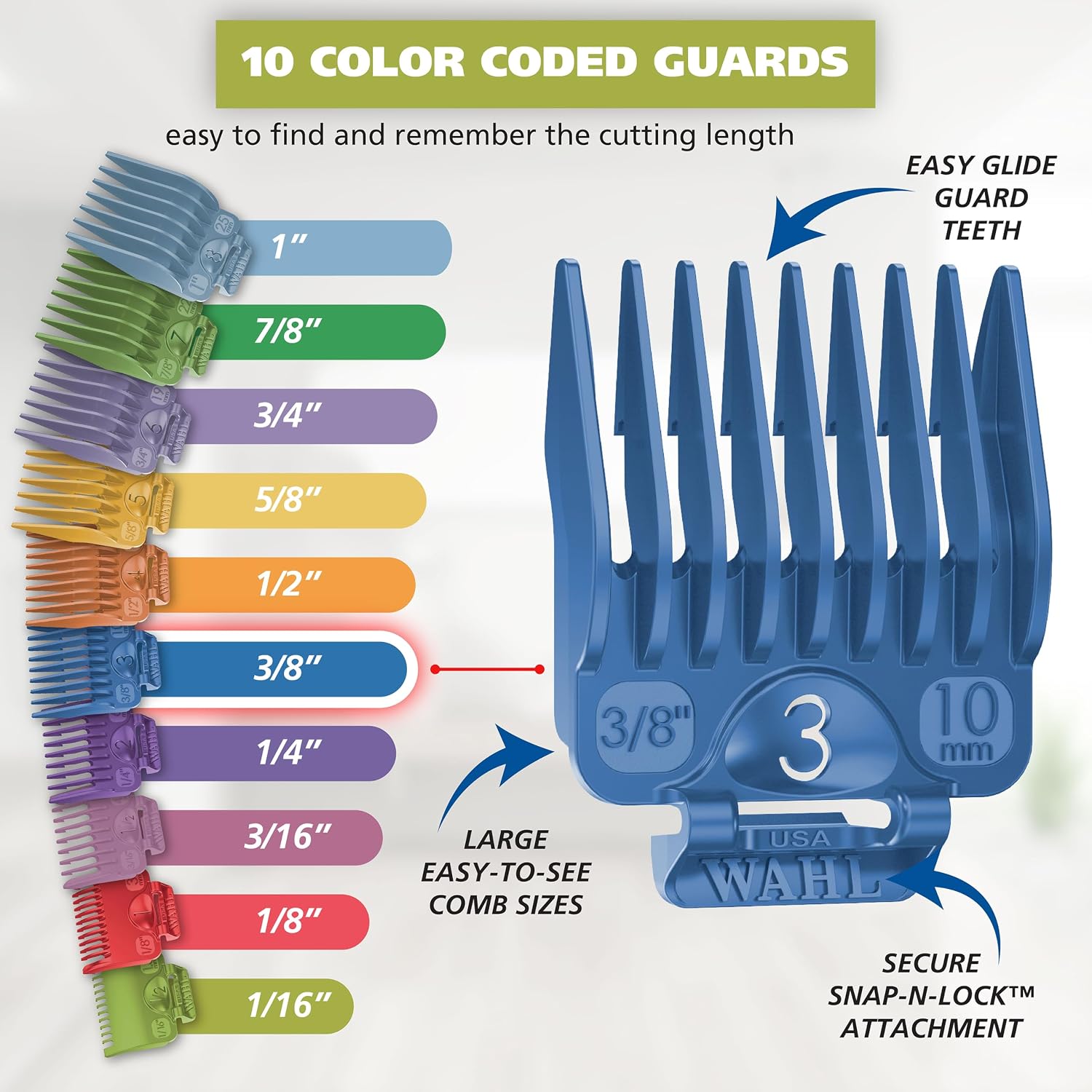 Thumbnail 4 de Wahl 79300-1001M Color Pro Hair Clipper Kit ✂
