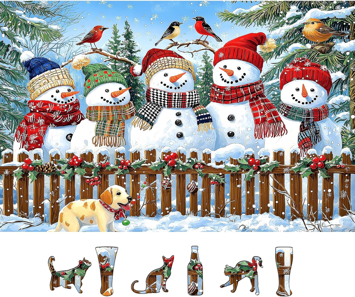 Detalle de MINIWAN Christmas Jigsaw Puzzle 500 Pieces