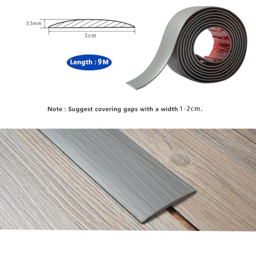 Detalle 2 de 9M Bande de seuil PVC 5 cm ⚙