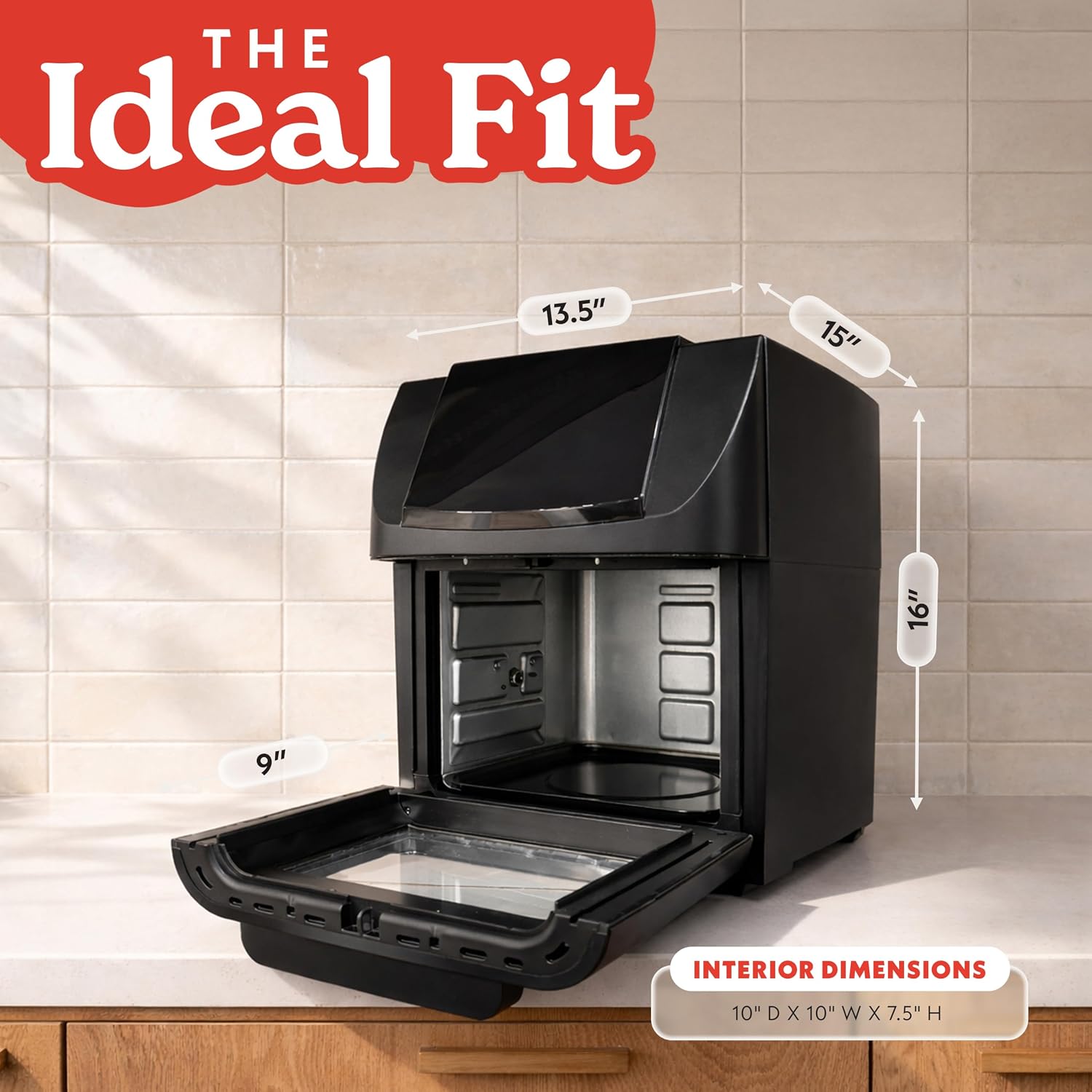 Detalle 2 de Gourmia Air Fryer Oven 14 Qt
