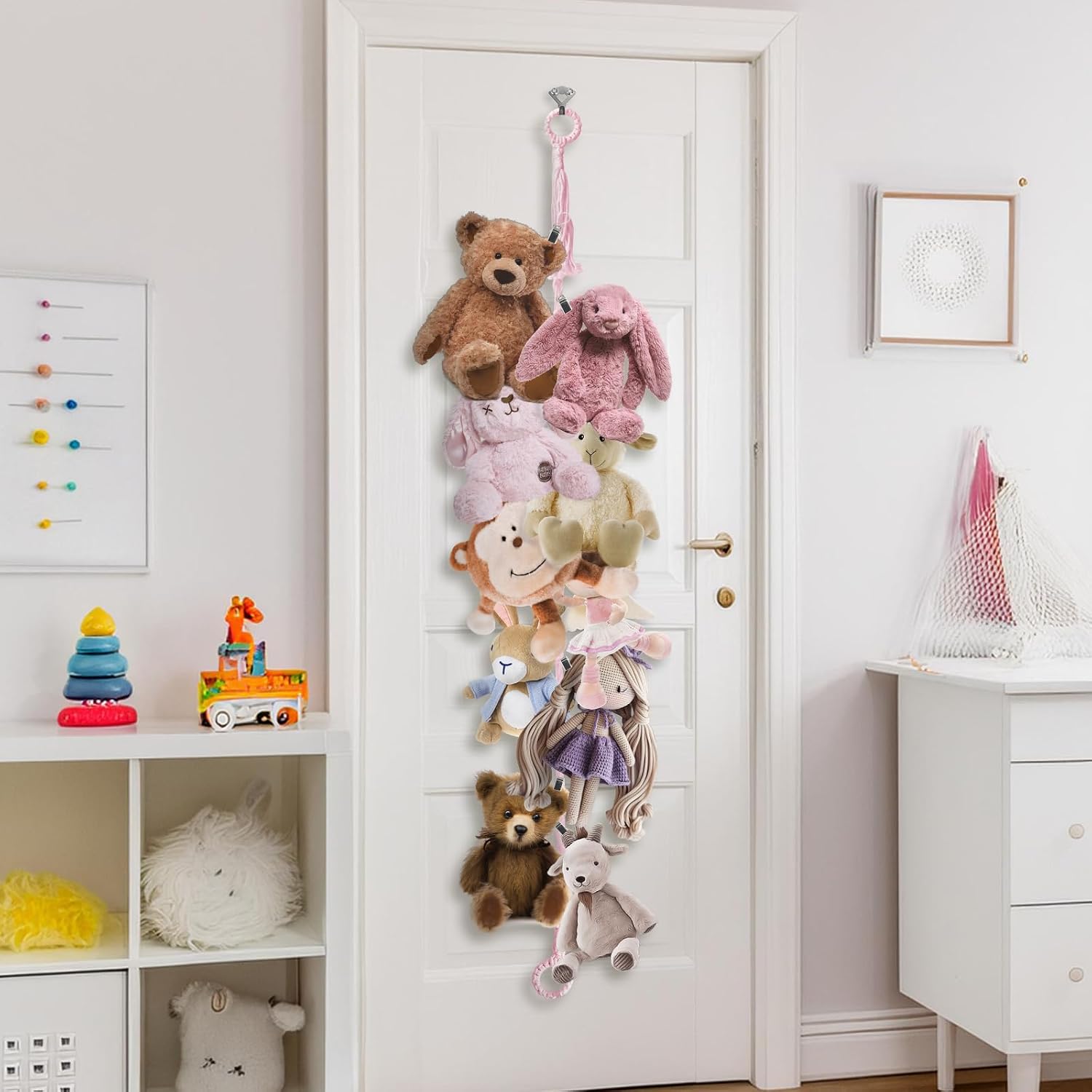 Detalle de Munzong Stuffed Animal Storage Chain 80-Inch