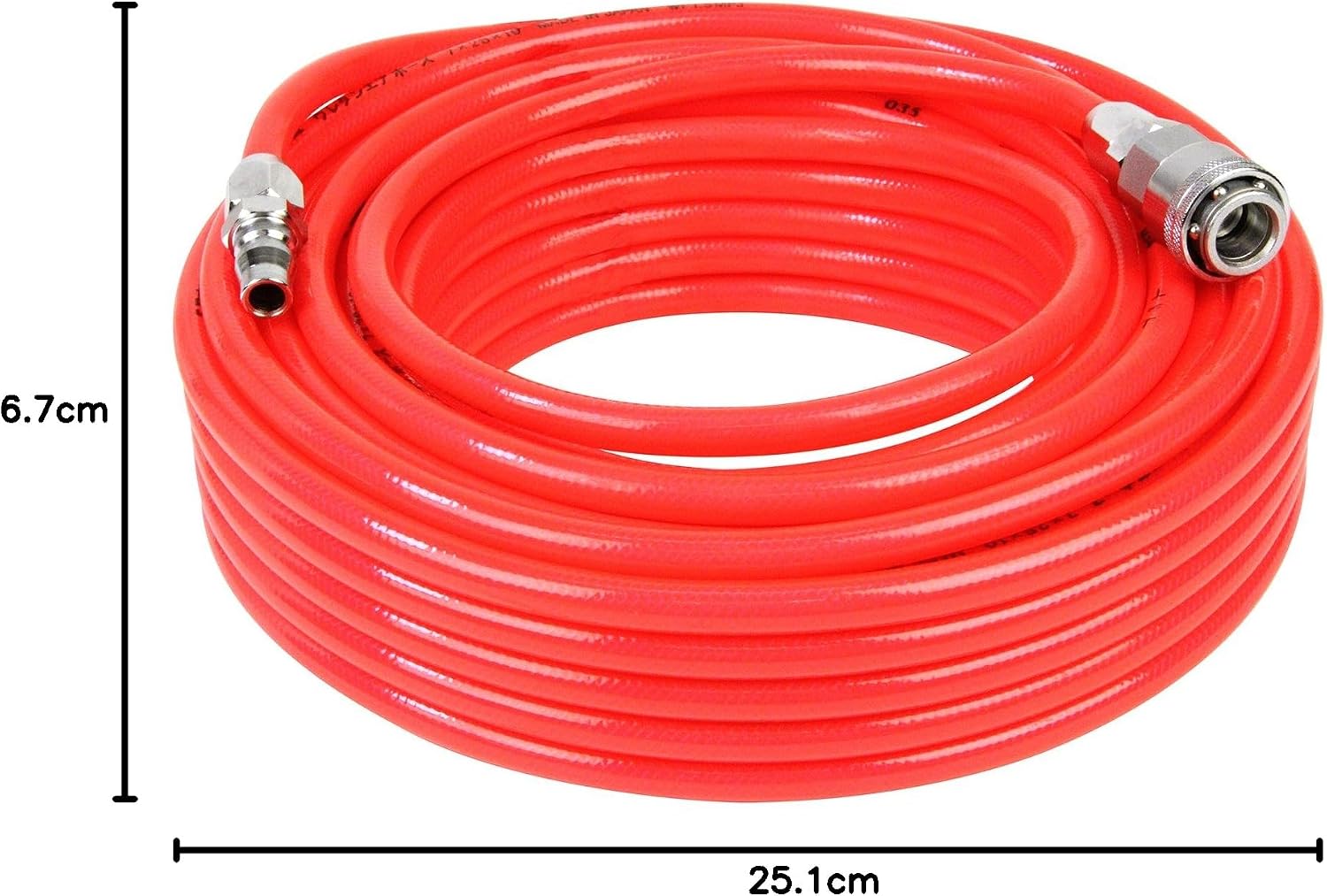 Detalle 1 de イーバリュー(E-Value) EUH-20R ウレタンエアホース 20m 内径7.0mm×外径10.0mm