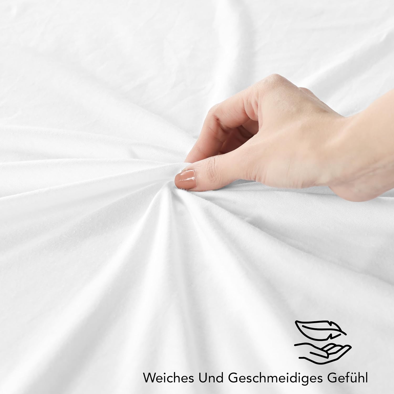 Thumbnail 6 de Utopia Bedding Jersey Spannbettlaken 200 x 200