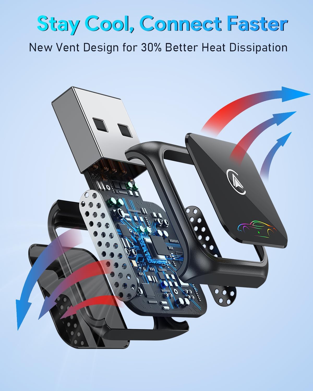Thumbnail 2 de Super Mini Wireless CarPlay Adapter (Latest Upgraded)