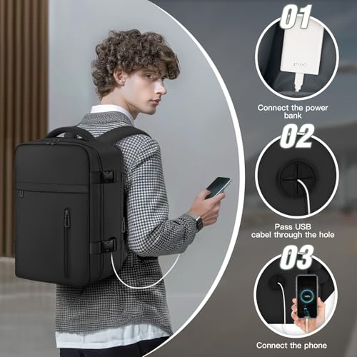 Detalle 2 de OTAHGK Mochila de Viaje Cabina ✈️ 40x20x25 Ryanair Hombre/Mujer