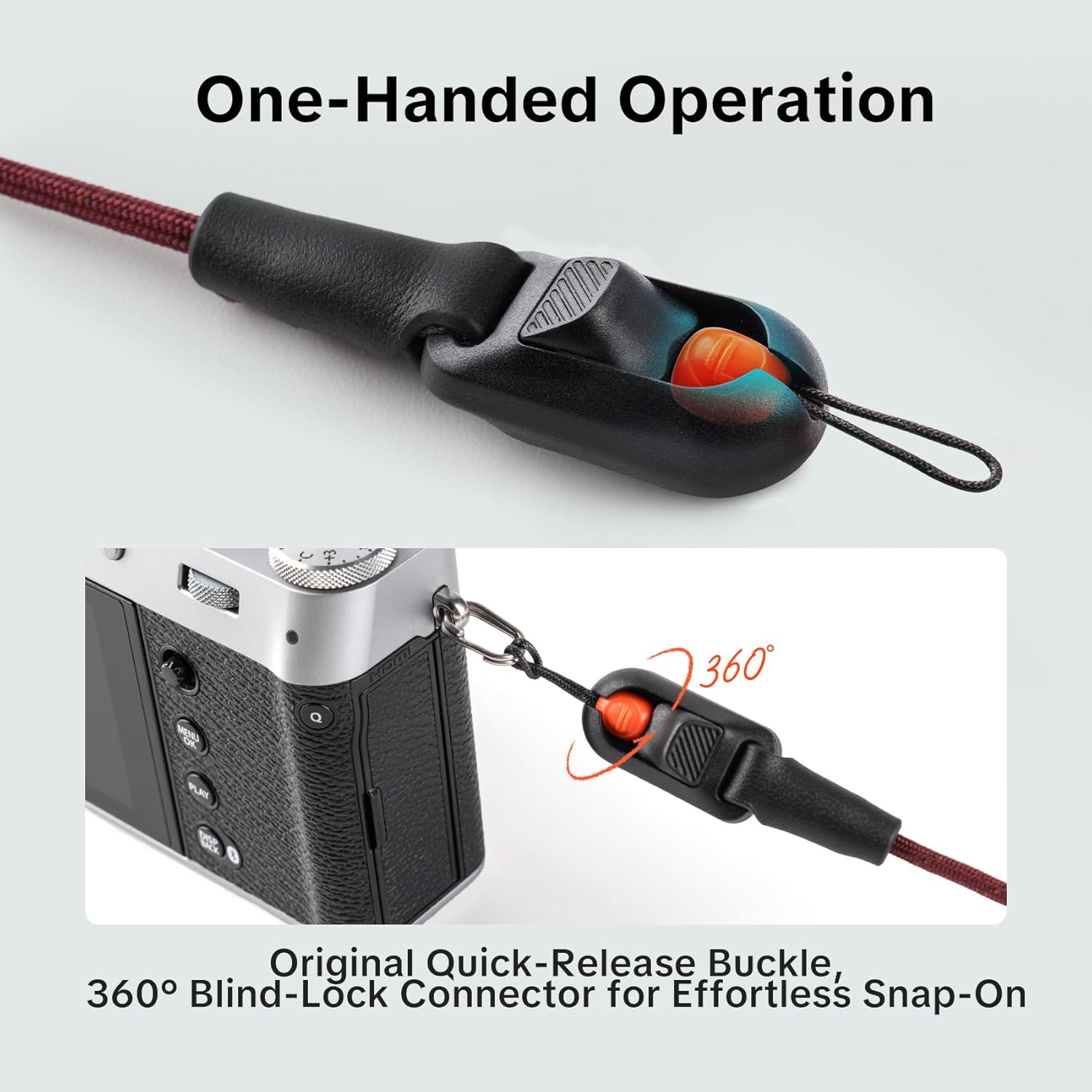 Thumbnail 3 de PGYTECH cinturino slim con sgancio rapido regolabile 820-1360 mm per mirrorless, compatte e smartphone