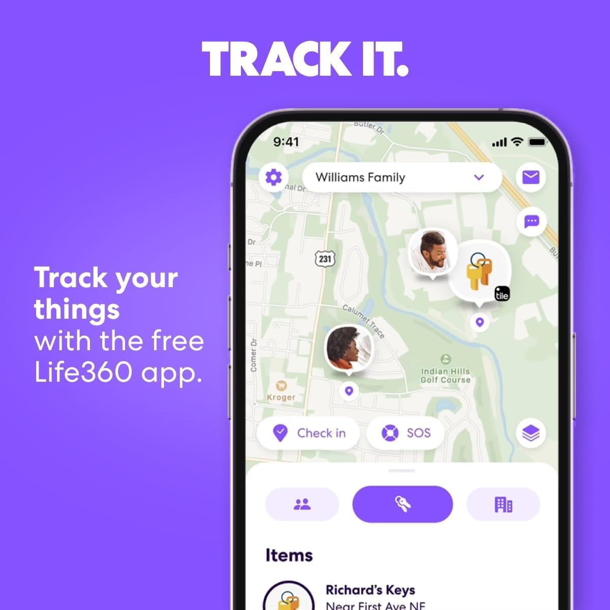Thumbnail 4 de Tile by Life360 Starter Pack 2 Bluetooth trackers
