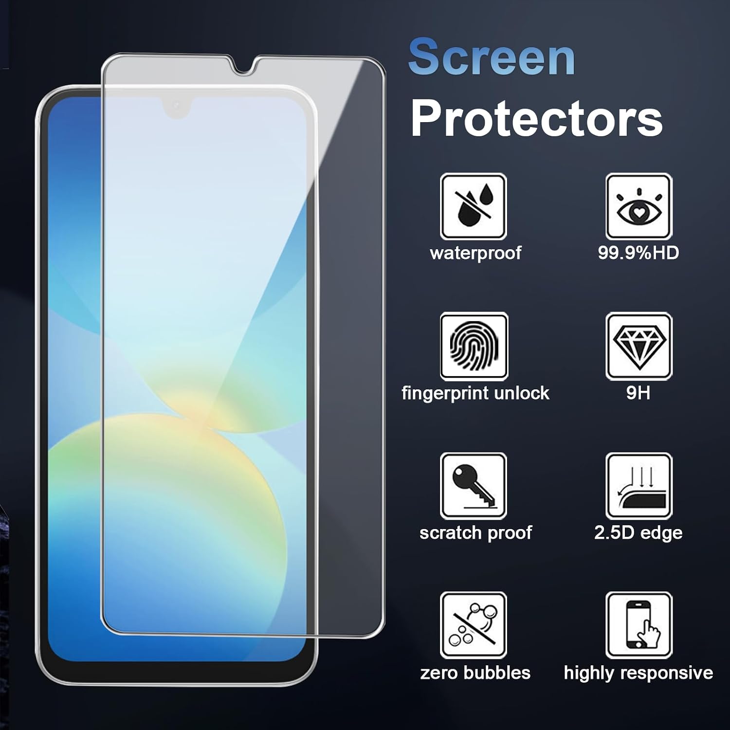 Detalle de Czyoa coque magnétique TPU + protection écran et caméra pour Samsung Galaxy A17 5G/4G (violet clair)