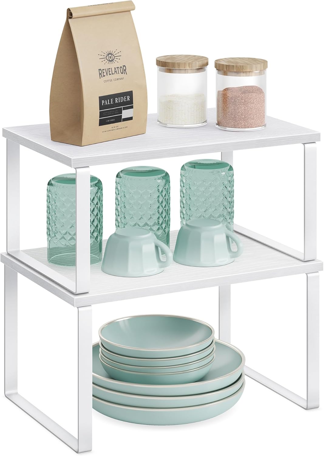 Thumbnail 6 de SongMics Spice Rack Set of 2 Cupboard Shelf Organiser