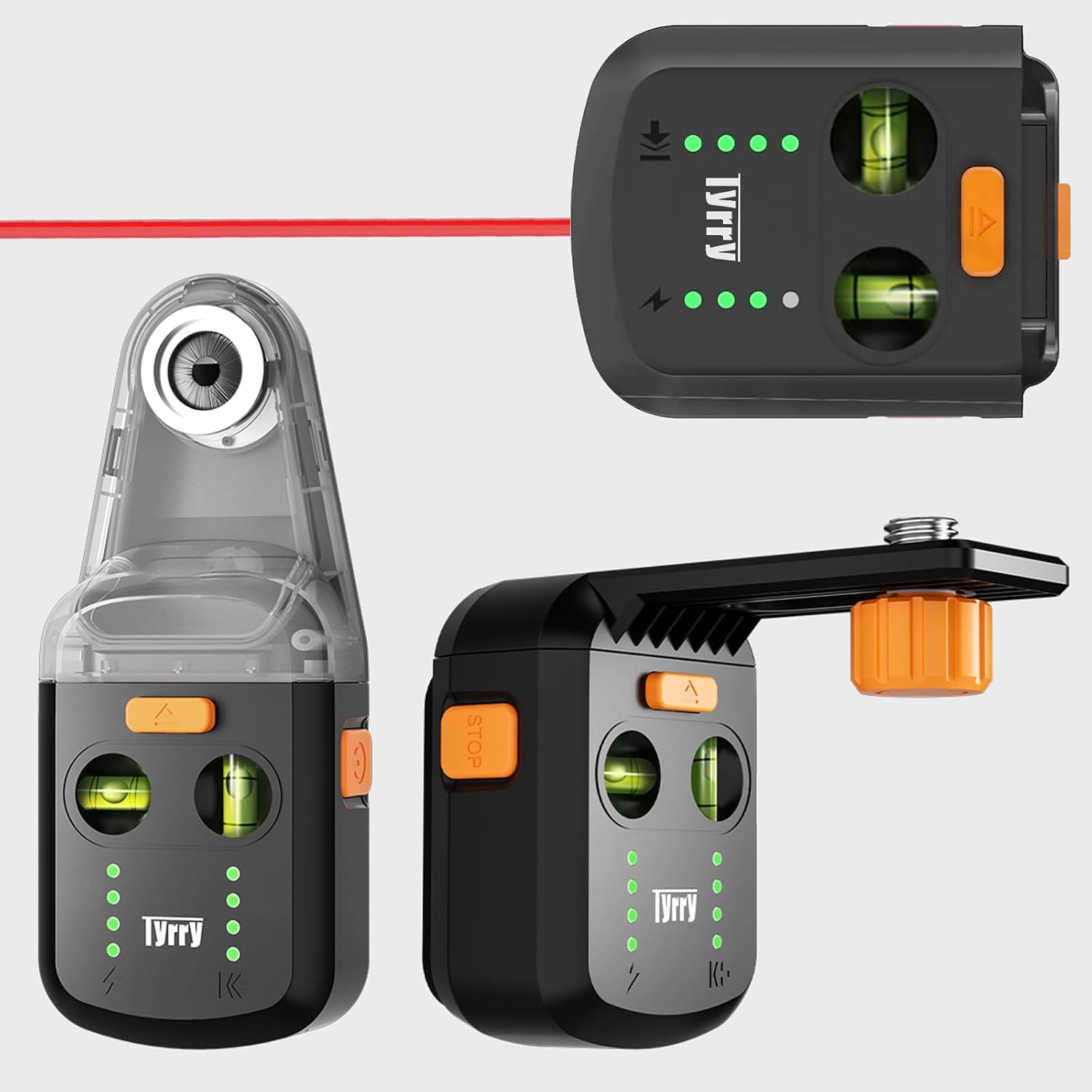 Detalle de Tyrry DC10 Laser-Wasserwaage 1800mAh