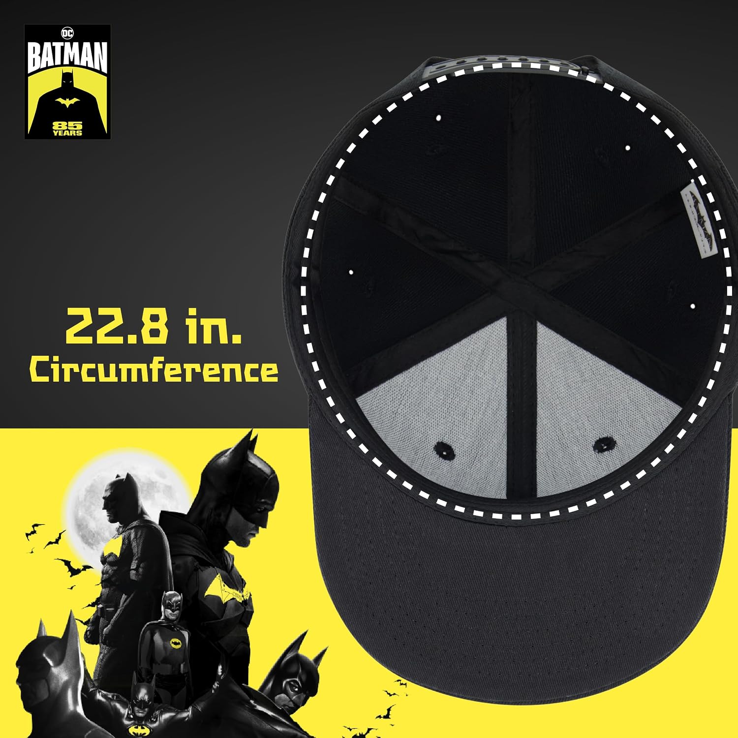 Thumbnail 4 de DC Comics Batman Baseball Cap, Polyester