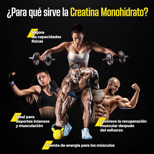 Detalle 2 de Creatina Monohidrato 3400 mg | 100% Pura de Laboratoires Nutrimea — 300 g, 88 dosis