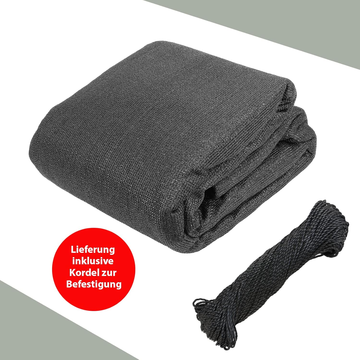 Thumbnail 1 de BB Sport Sichtschutz-Zaunblende 1 m x 5 m Grey (150 g/m²) – Schattiernetz mit UV- und reißfestem Nylonkordel