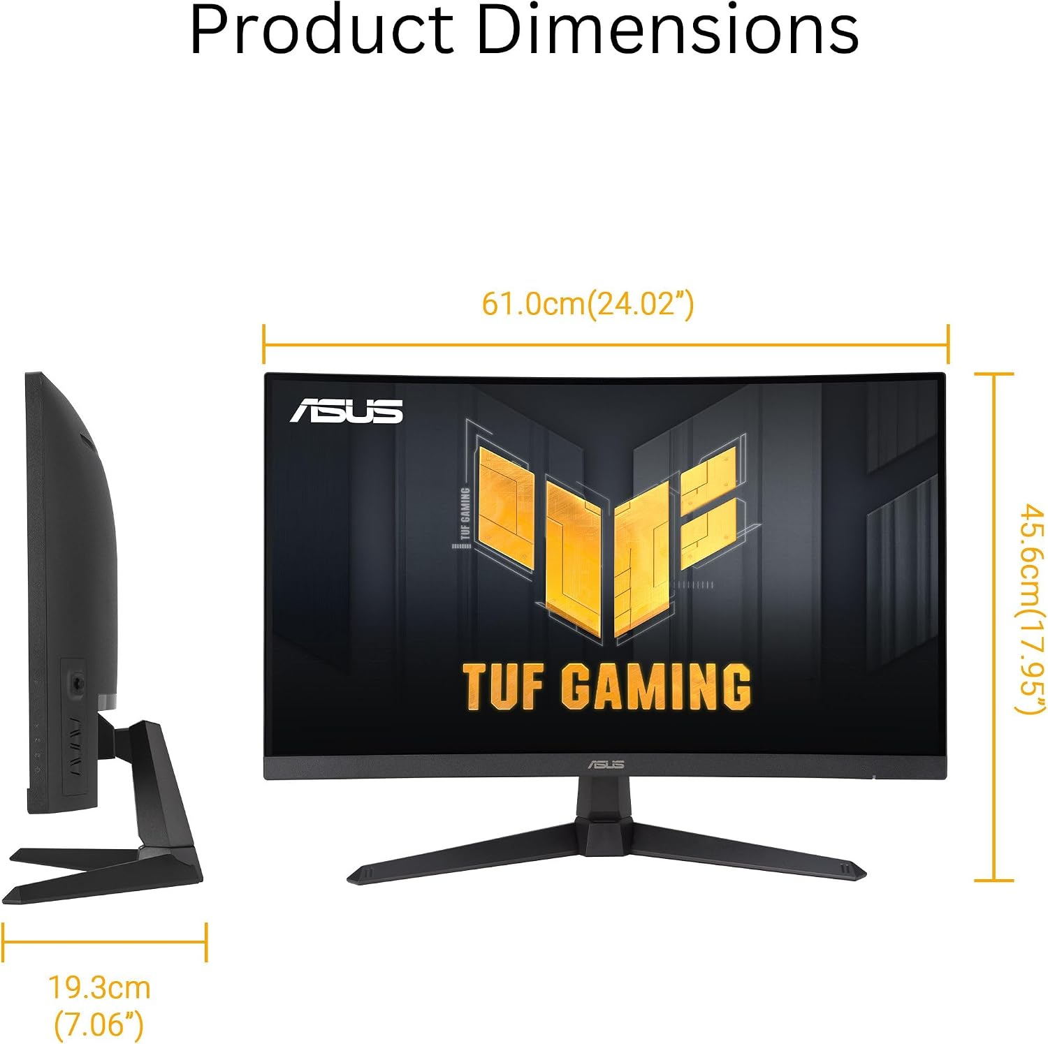 Thumbnail 6 de ASUS TUF Gaming 27” 1080P Curved Monitor (VG27VQM1B) — 280Hz Fast, FreeSync Premium, 1500R Curvature