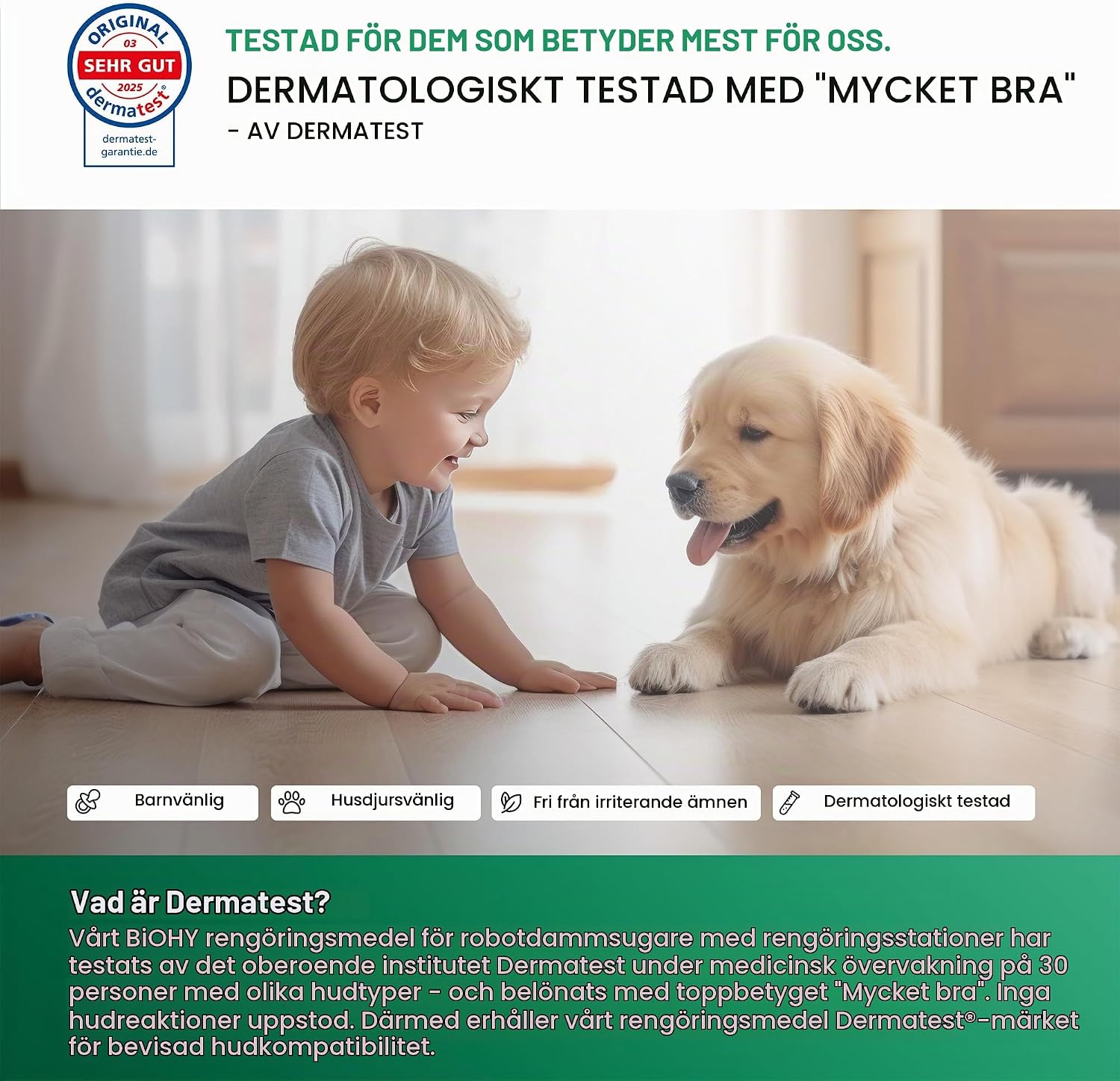 Detalle de BIOHY koncentrerat rengöringsmedel för golvtvätt, 6 x 1 liter, 1:200