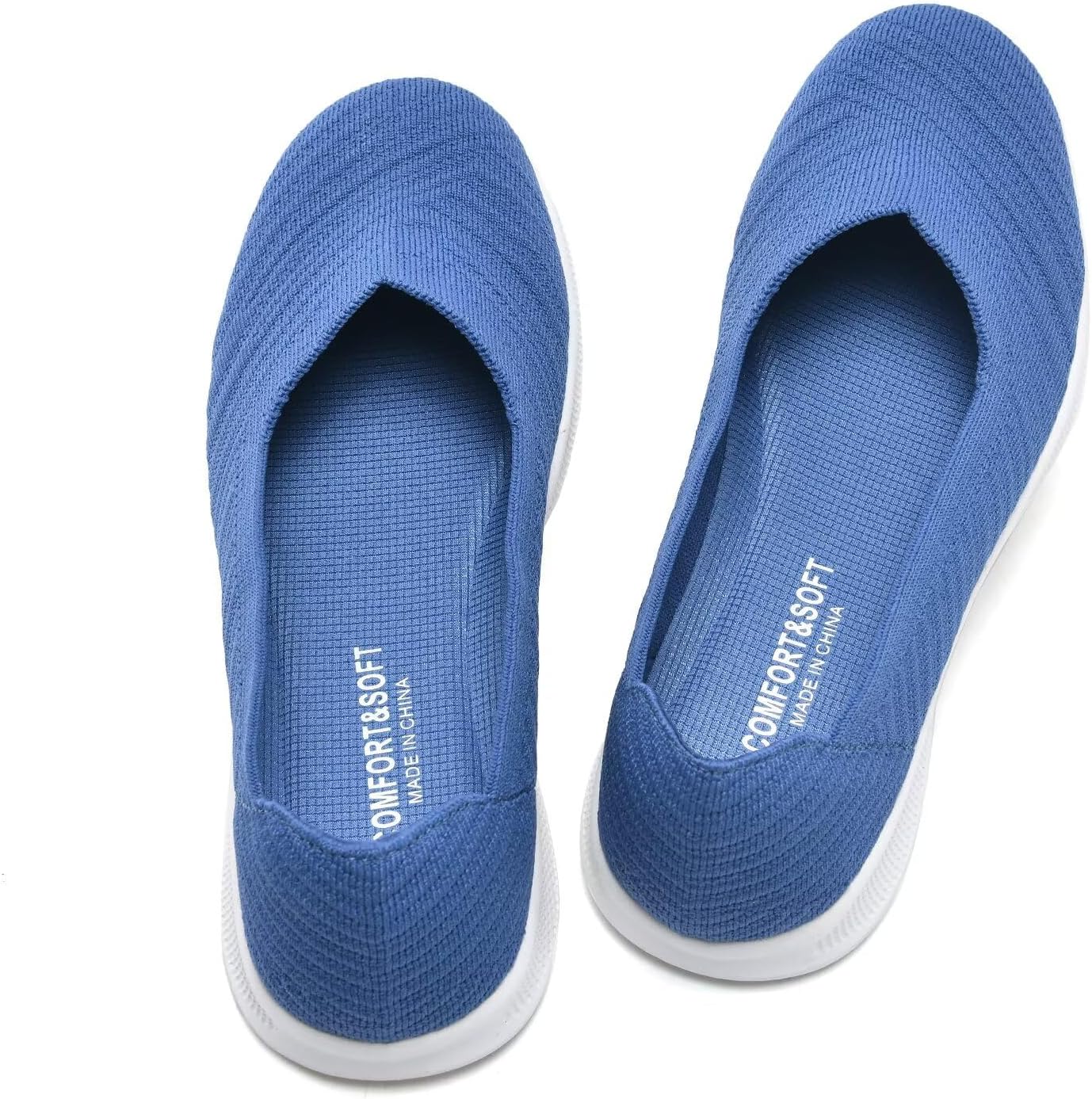 Detalle de Konhill Damen Loafers – Bequeme flache Slip-on Ballerinas für Alltag und Freizeit