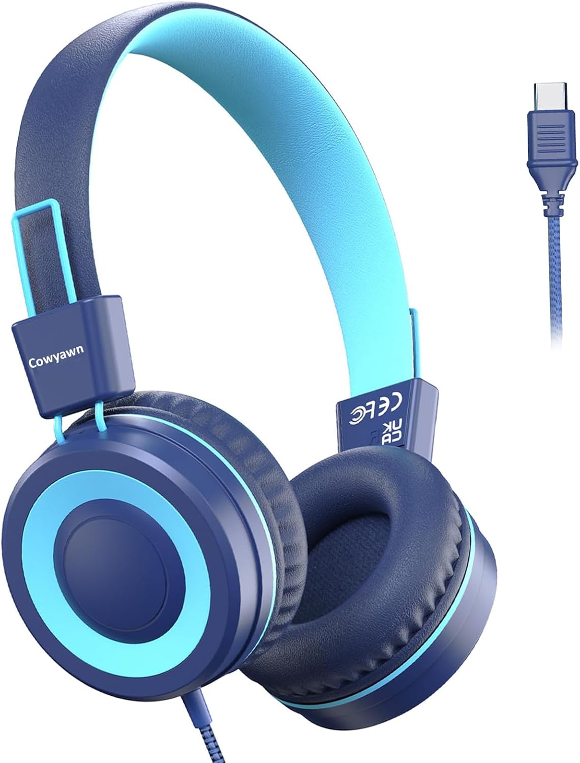 Detalle de Cowyawn USB Type C Kids Headphones 94dB
