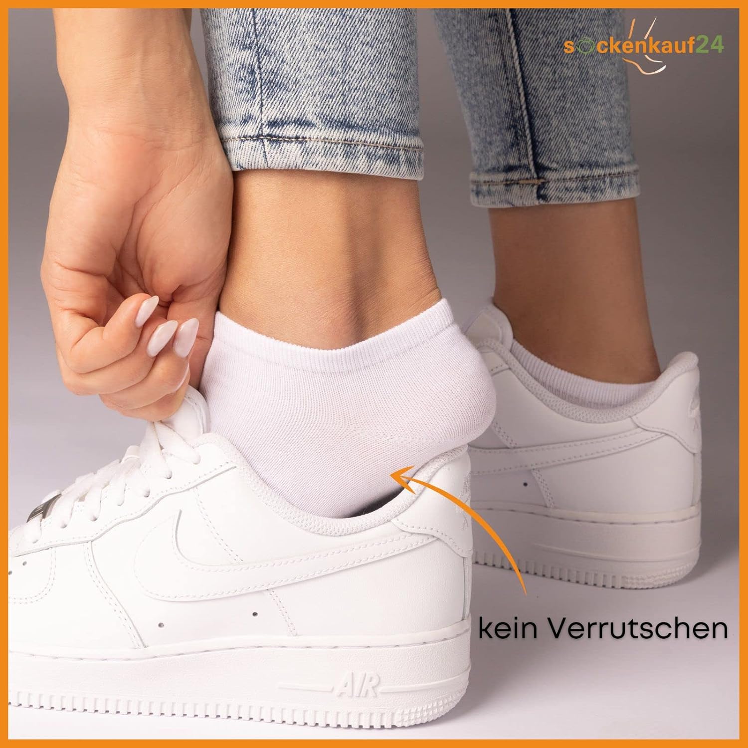 Thumbnail 4 de 10 | 20 | 30 Paar Sneaker Socken Herren Damen – Schwarz, Weiß, Grau, Baumwolle