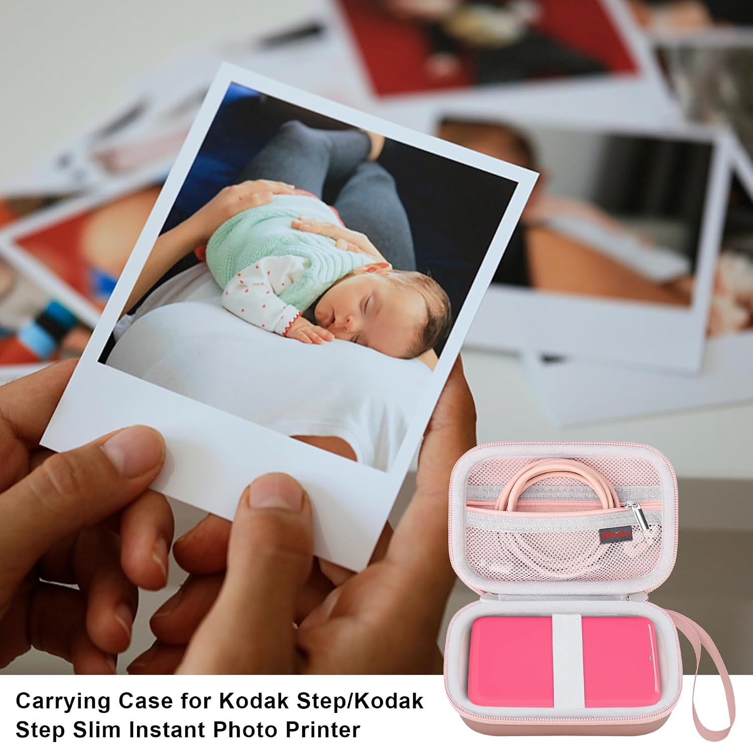 Thumbnail 6 de Elonbo carrying case for Kodak Step / Step Slim & Step Wireless mobile instant photo printers (Rose gold)