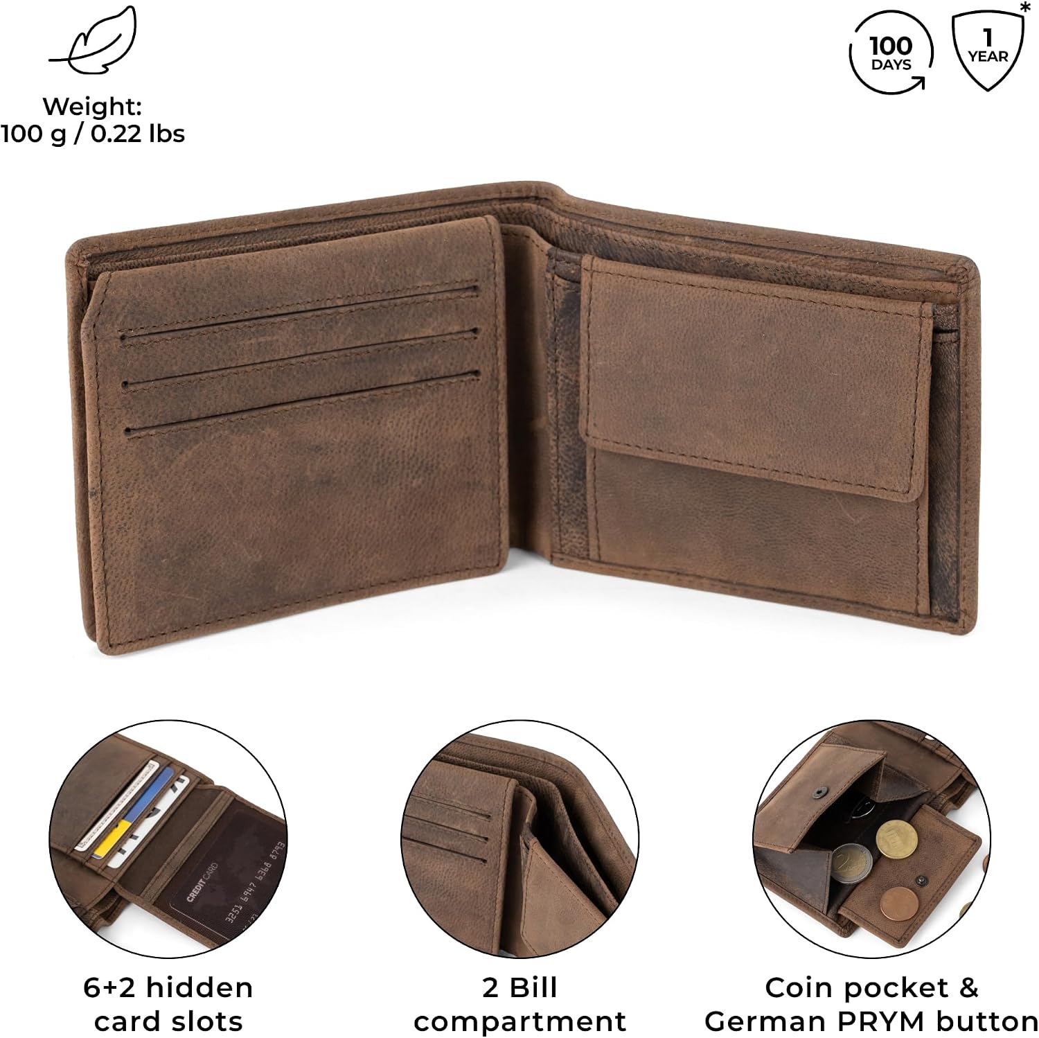 Thumbnail 3 de Berliner Bags Peter Cartera de piel 12x9,5 cm
