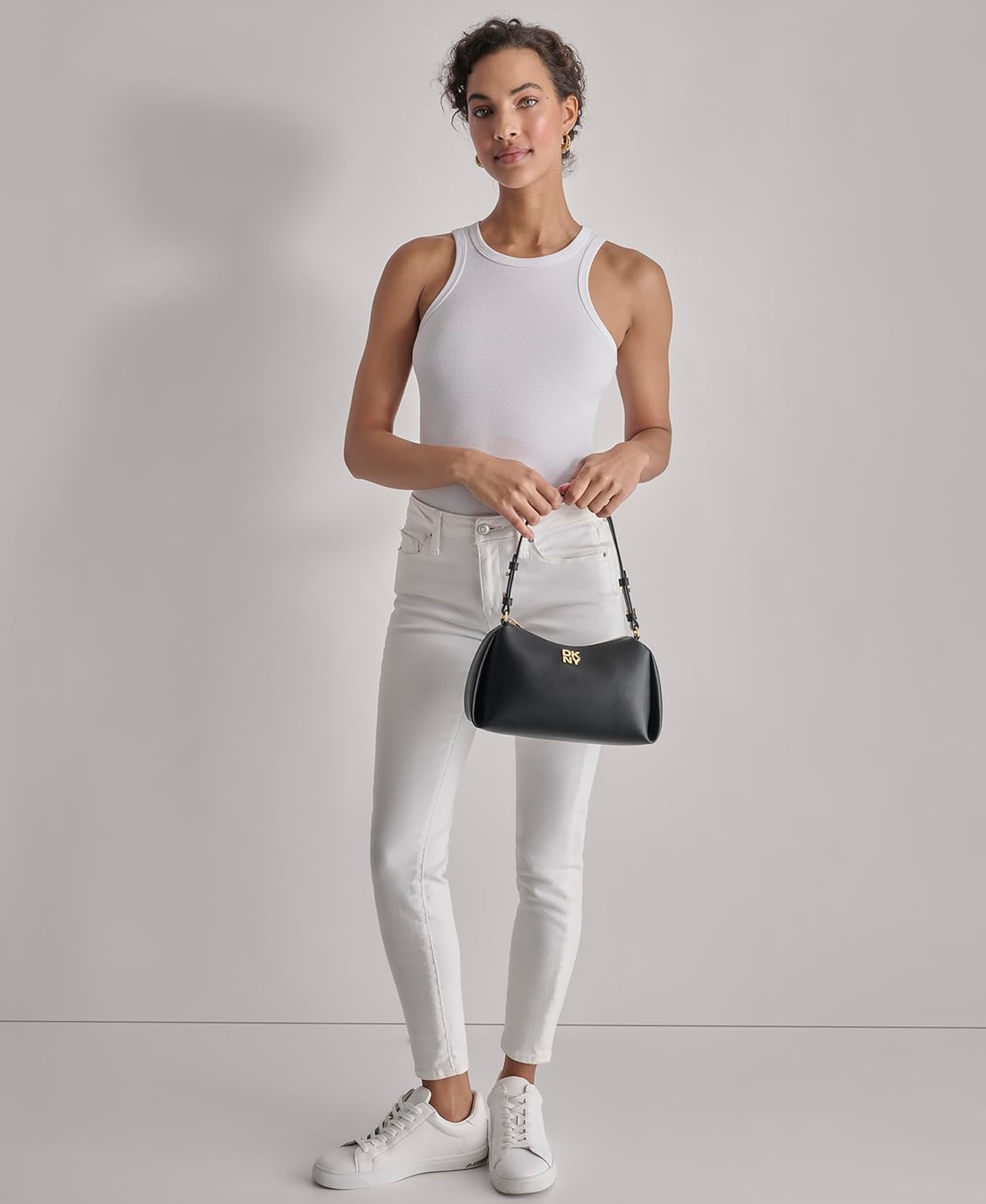 Thumbnail 1 de DKNY Fashion Soft Classic Casual Handbags Tote Tragetasche – kleine Schultertasche in Schwarz