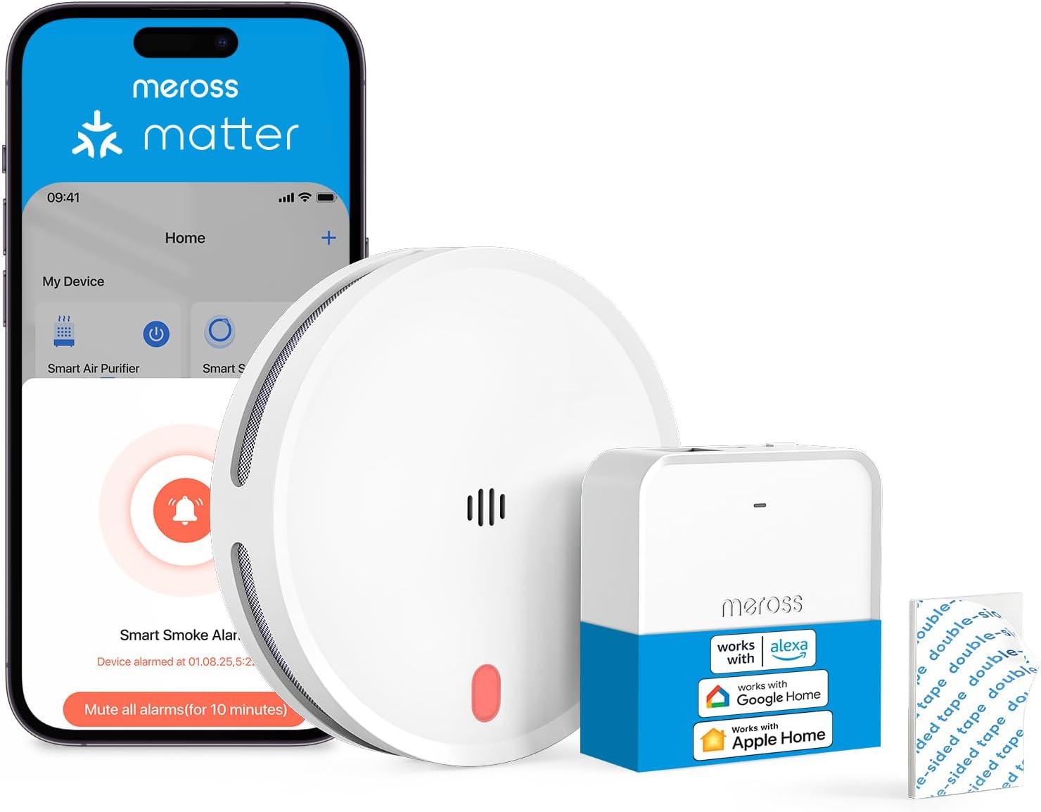 Meross MA151 Smart Smoke Alarm with MSH450 Hub: A practical, Matter-enabled safety system for UK homes