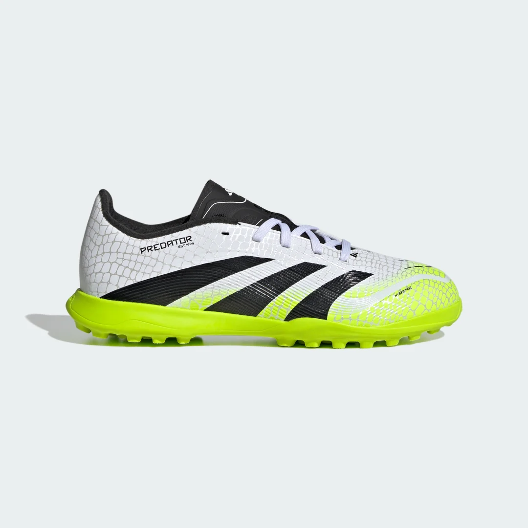 Detalle 2 de Adidas Predator League Laceless moqueta (infantil) – Bota de fútbol para césped artificial