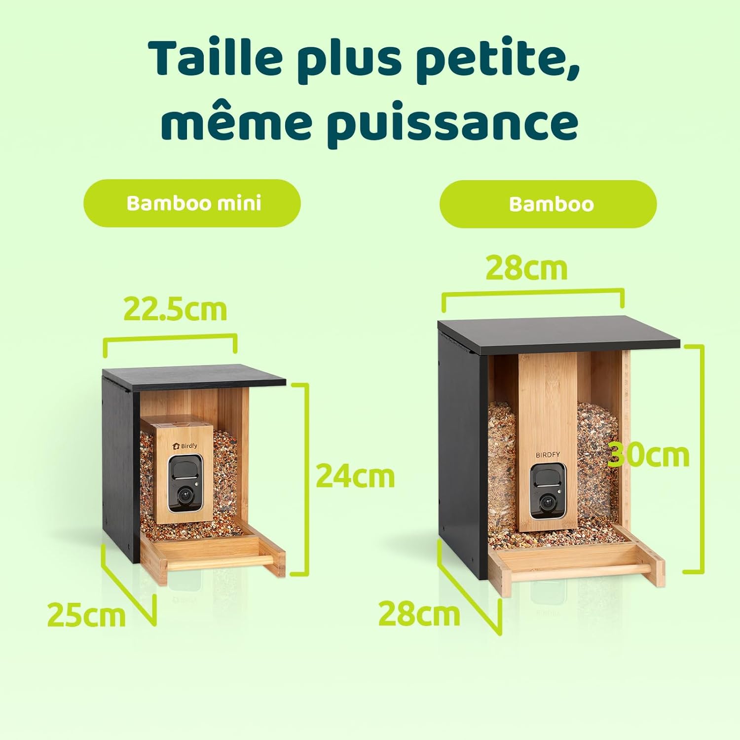 Detalle 2 de Netvue by Birdfy Mangeoire oiseaux 1,9 L