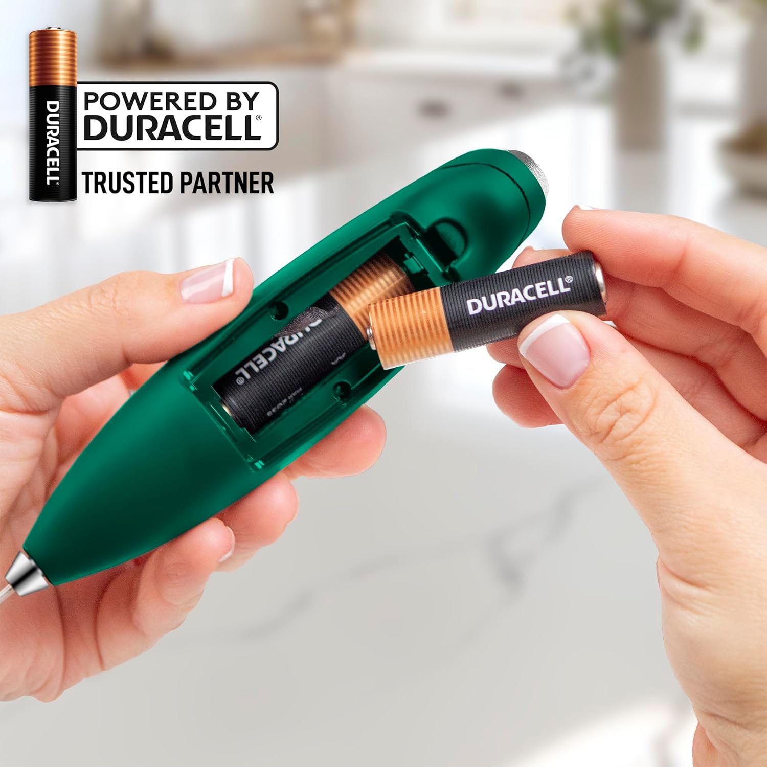 Thumbnail 5 de Zulay Kitchen Milk Frother Wand with 4 AA Batteries — Ultra-Fast Handheld Foam Maker for Coffee, Lattes, Cappuccinos, Matcha, and More