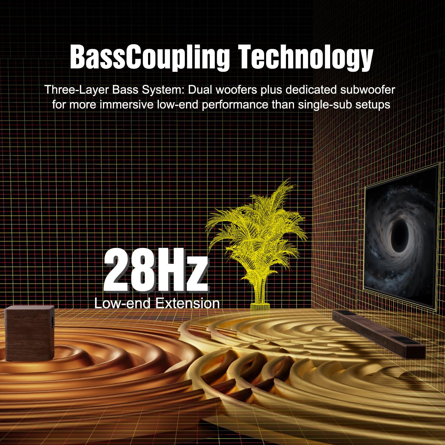 Thumbnail 4 de Hiwill-Audio Flagship 5.3.4 Soundbar with Dolby Atmos (800W) + Wireless Rear Speakers