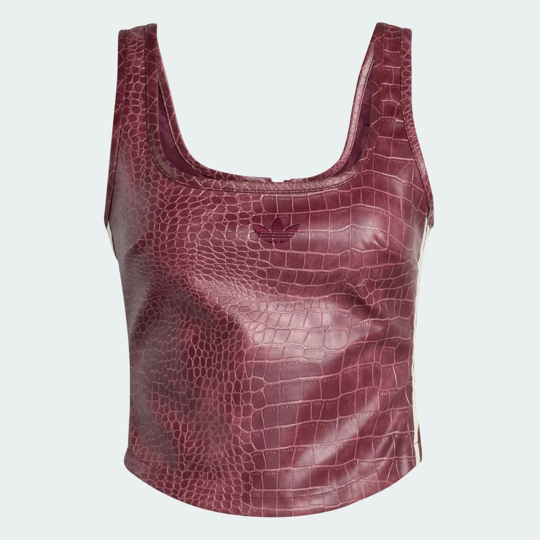 Detalle 2 de CORSÉ DE POLIPIEL en Burgundy de Adidas