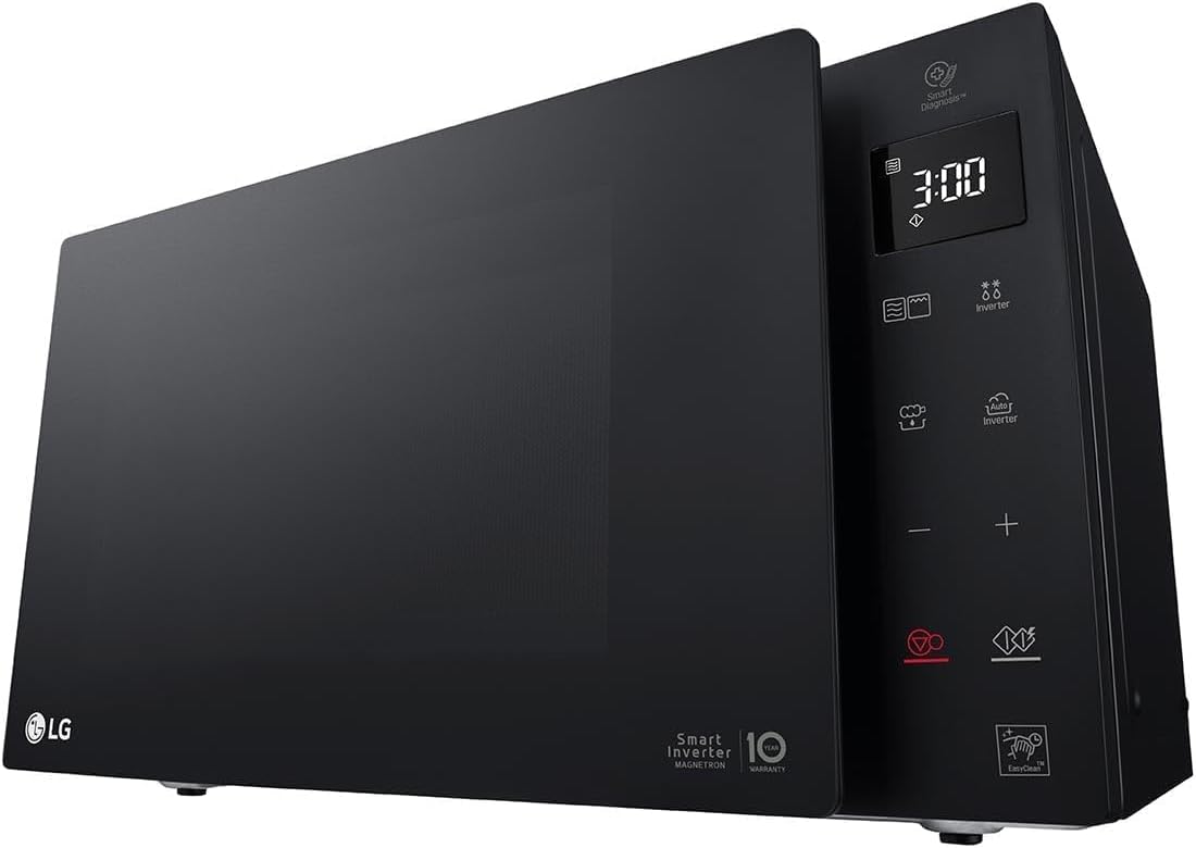 Detalle 2 de LG MH6535GIB: forno a microonde Smart Inverter con Grill al Quarzo da 25 L – nero fumè