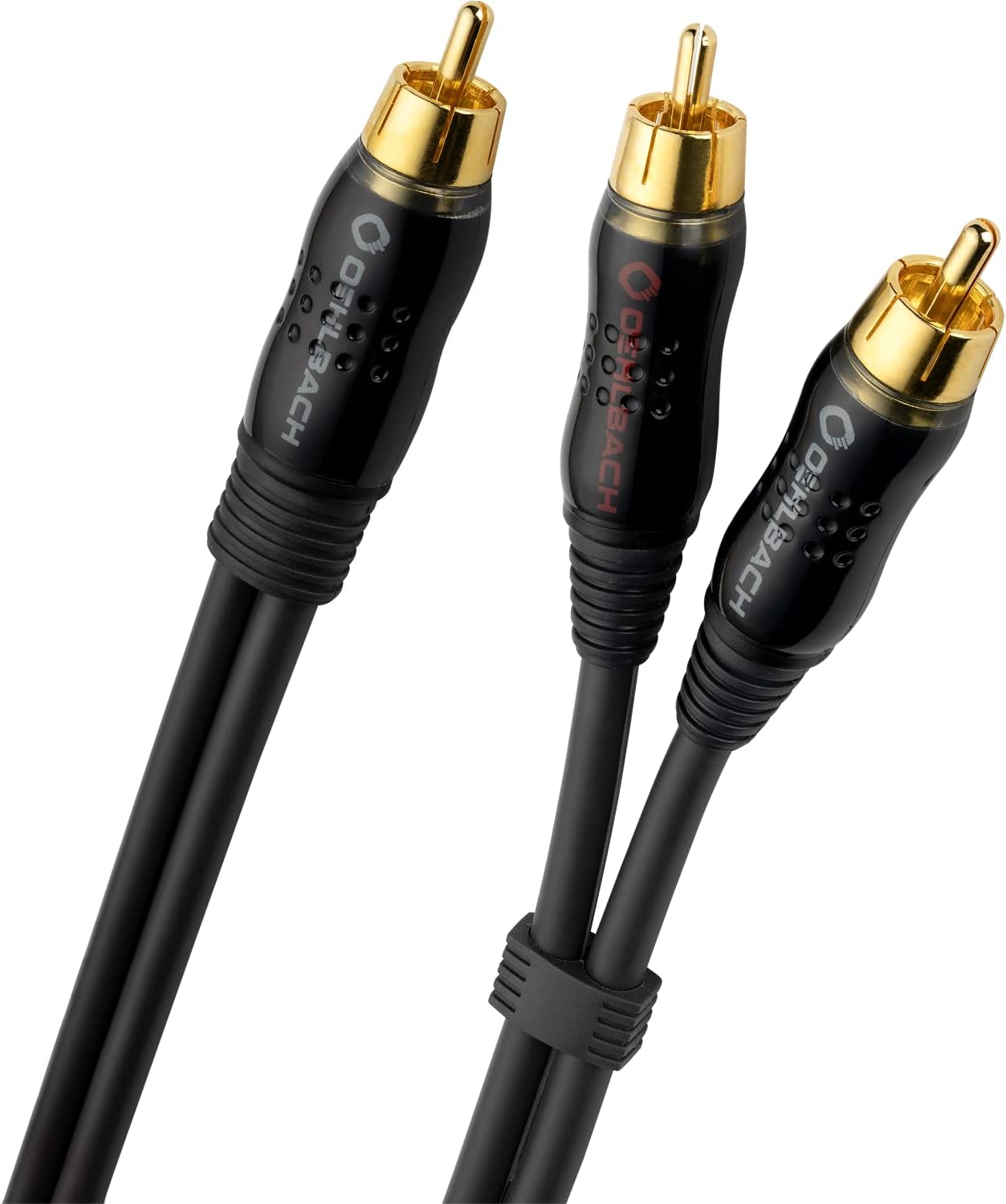 Detalle 2 de Oehlbach BOOOM – kabel Y-Cinch do subwoofera, OFC, ekranowany, 12,5 m