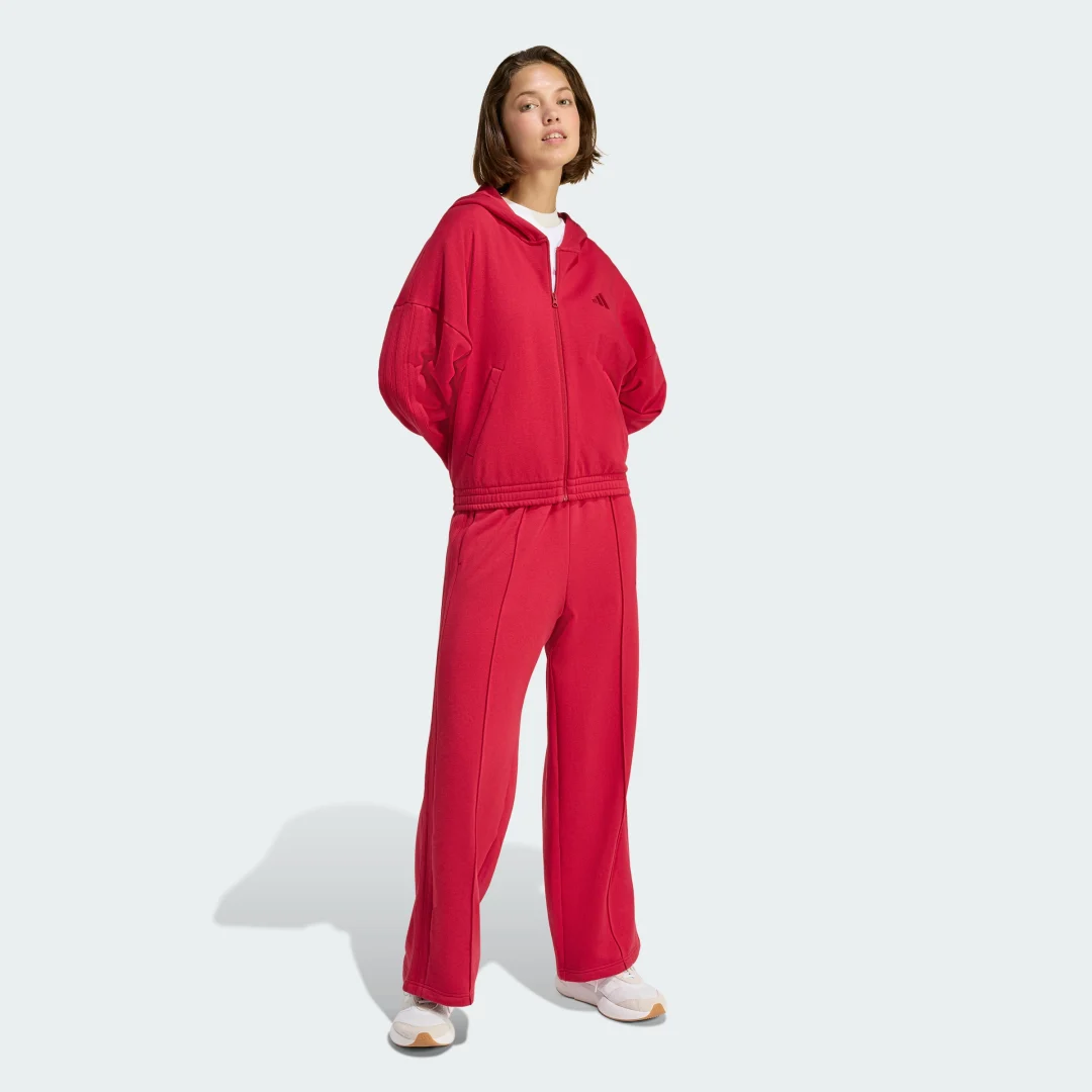 Detalle de Chándal Energize de Adidas – Burgandy