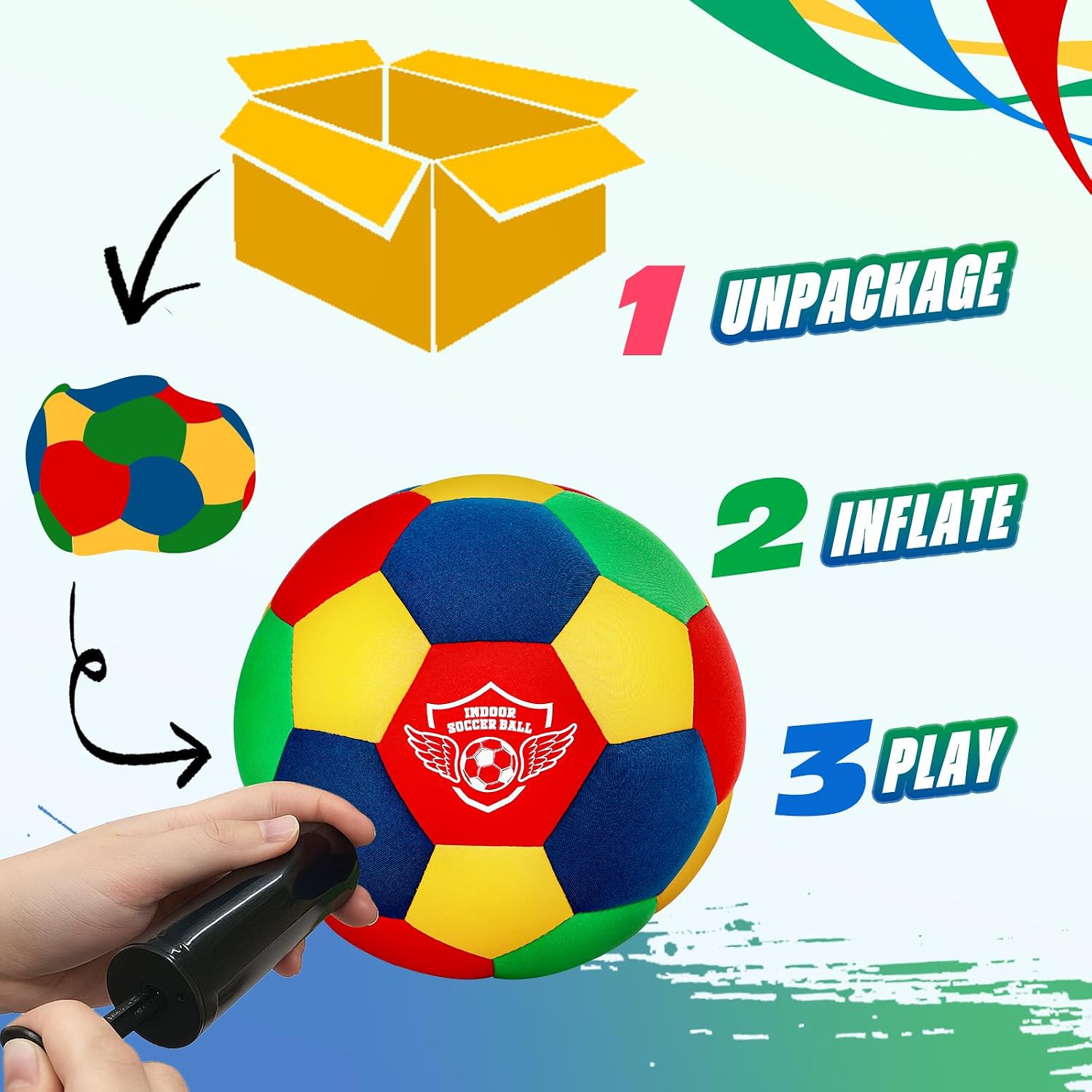 Thumbnail 5 de Indoor Soft Football Size 4 — Training Ball