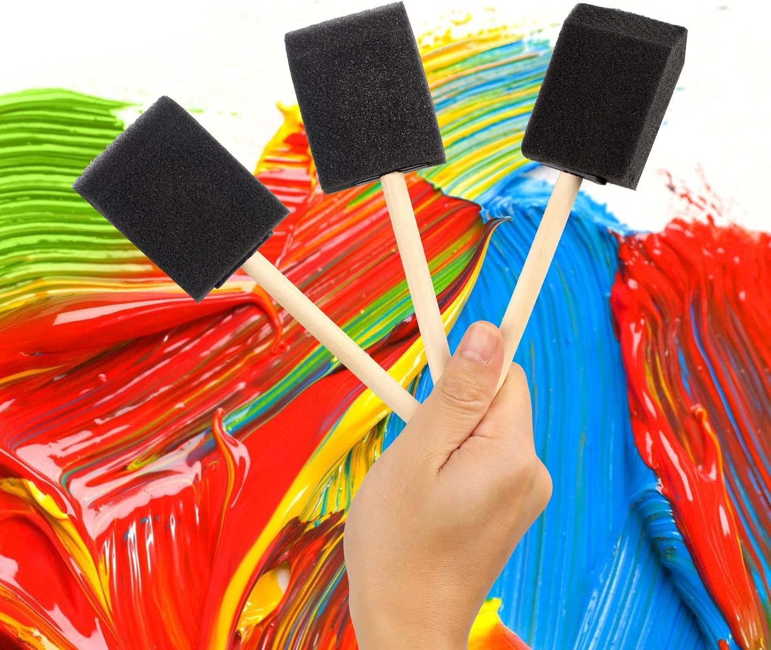 Detalle de Foam Paint Brushes, 2-Inch