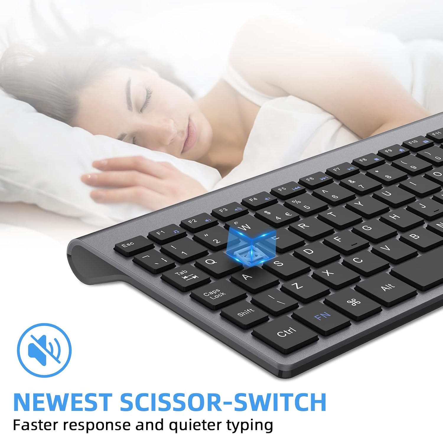 Detalle de Cimetech 2.4G wireless keyboard mouse combo