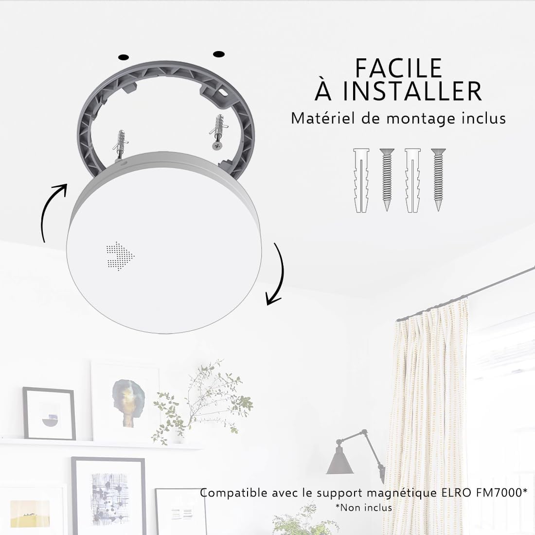 Thumbnail 6 de ELRO FS4610 détecteur de fumée 10 ans lot 10