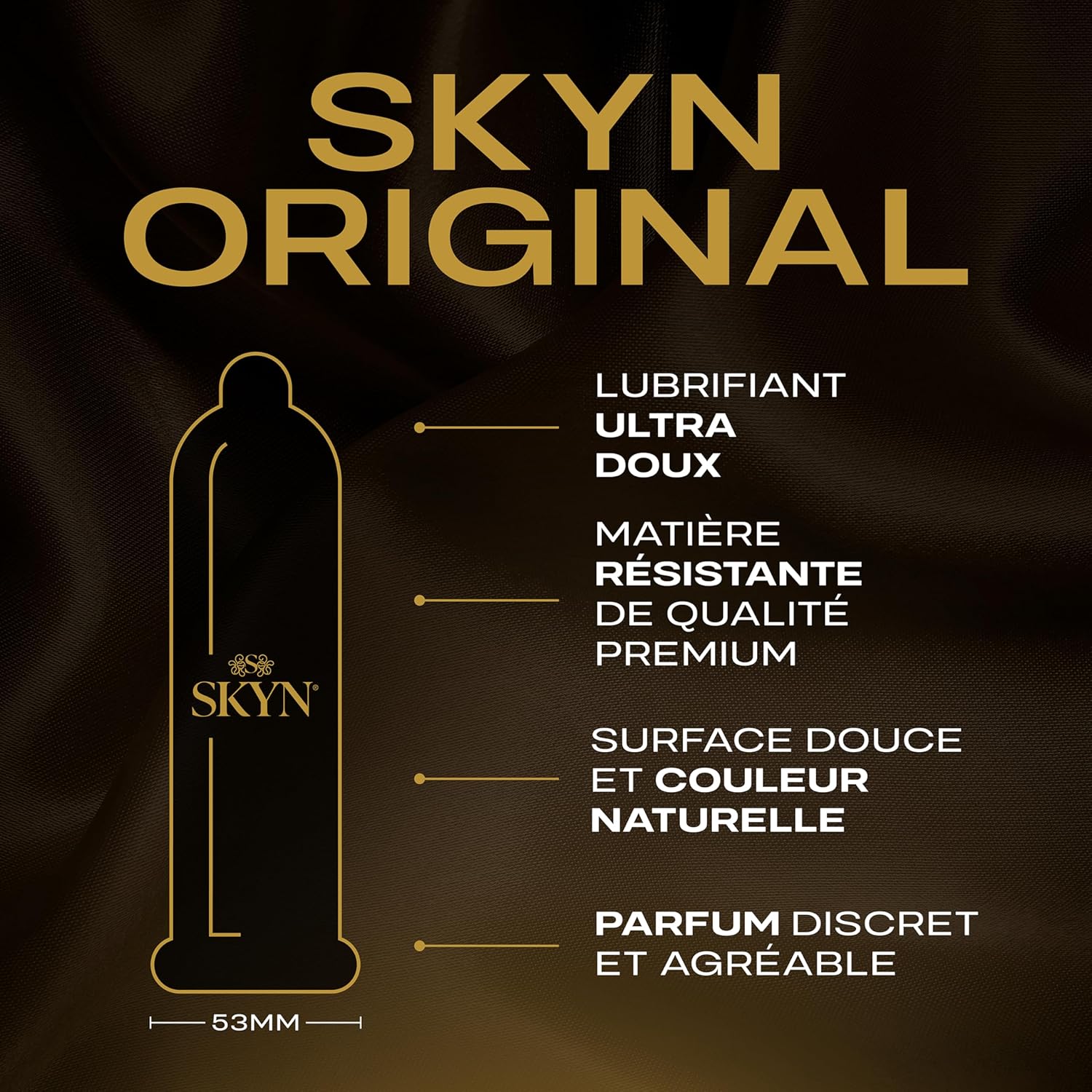Thumbnail 3 de Skyn Original Lot de 144 préservatifs sans latex 53 mm 🩲