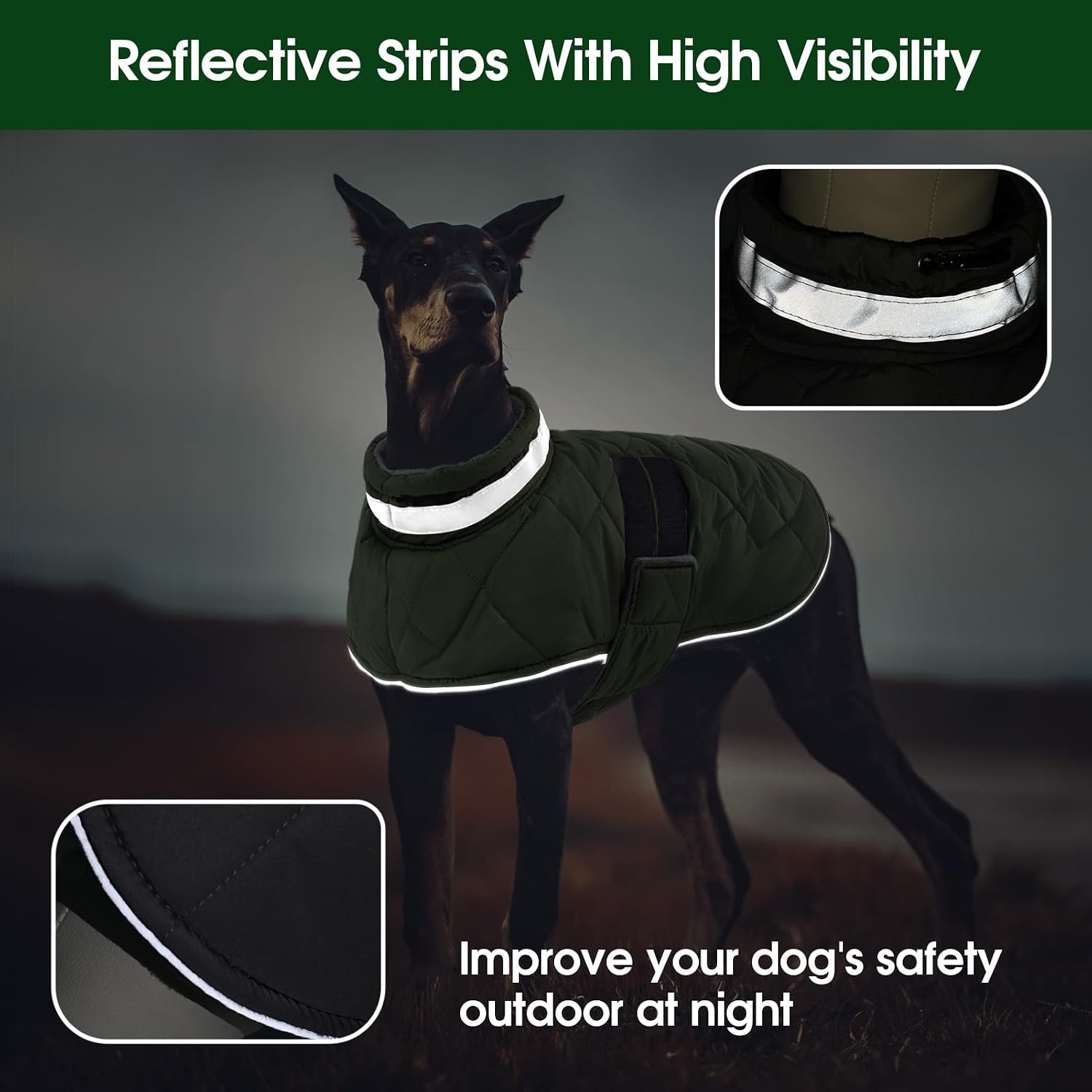 Detalle 2 de KAMA BRIDAL Dog Winter Coat, Size S