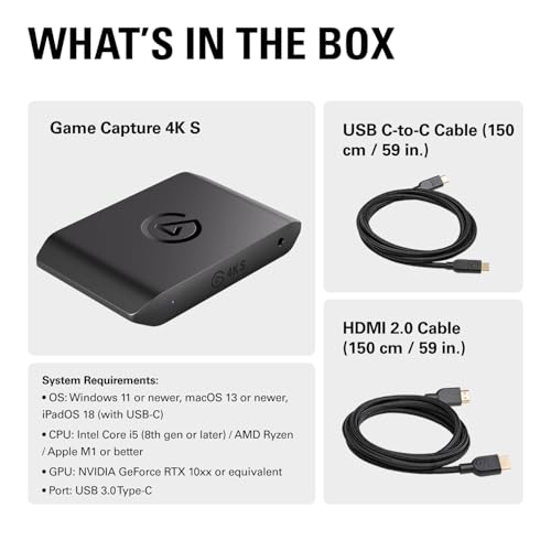 Thumbnail 12 de Elgato 4K S Capture Card for PS5, Xbox Series X/S, Switch 2