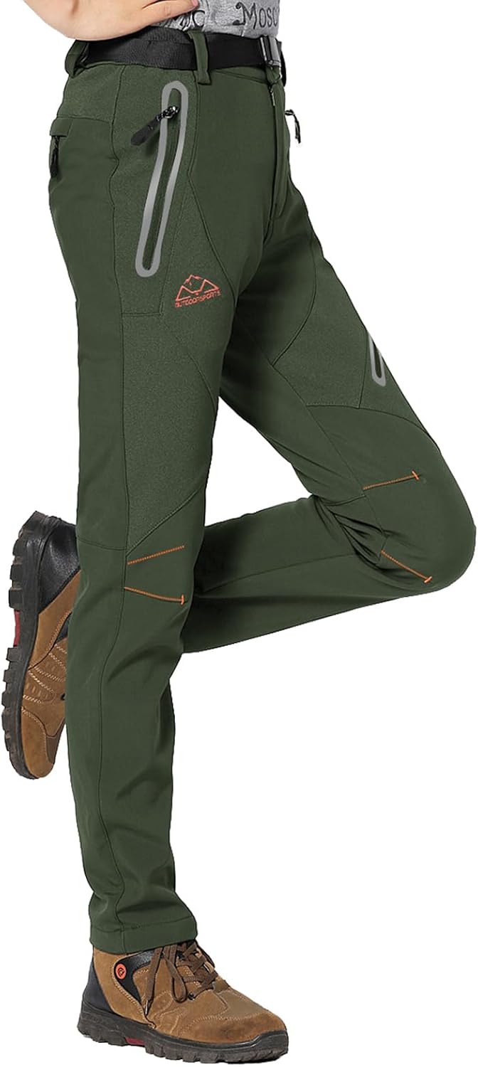Detalle de Rdruko Women's Snow Pants Waterproof Insulated Fleece 10K