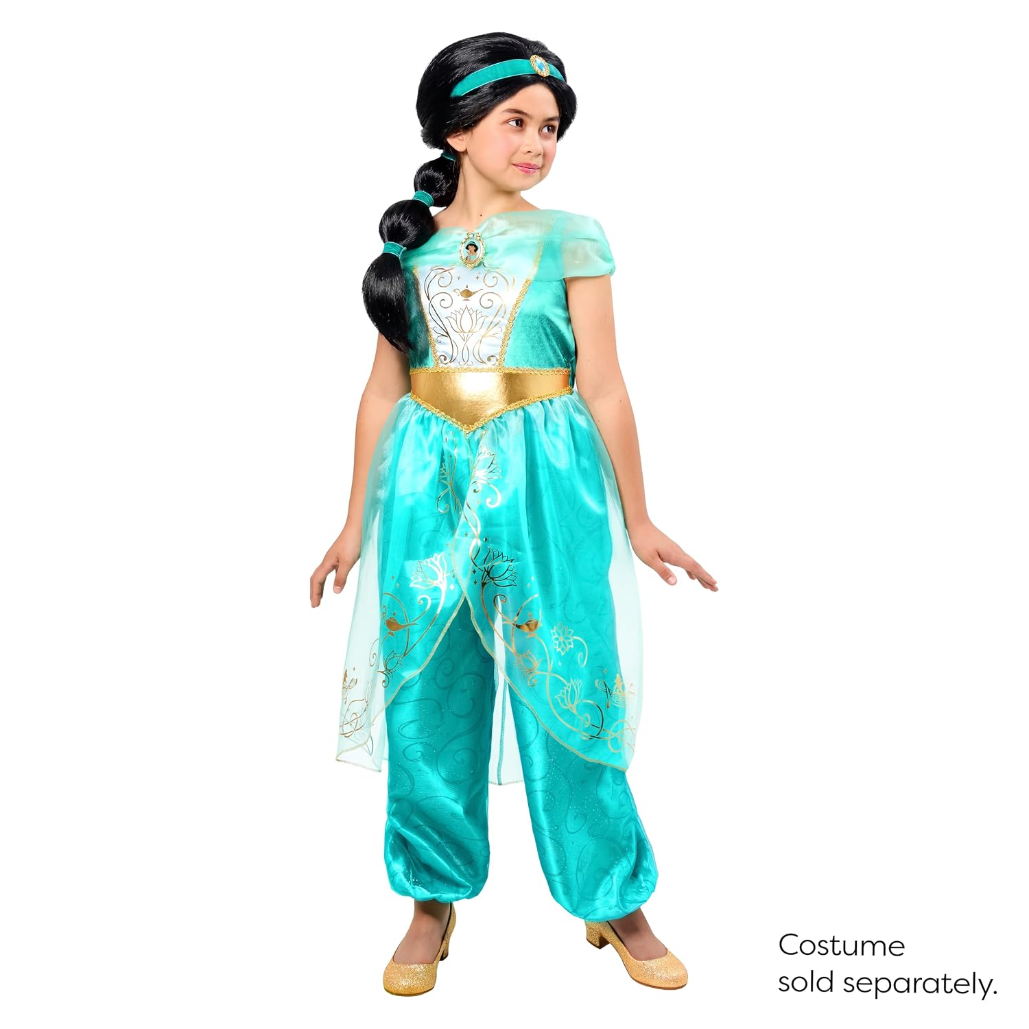 Thumbnail 5 de Party City AM8411559 Jasmine Wig for Kids, Disney Princess Aladdin, One Size