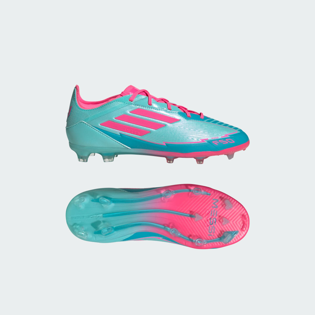 Detalle de Bota de fútbol F50 Elite Messi para césped natural seco (Adolescentes) – Adidas