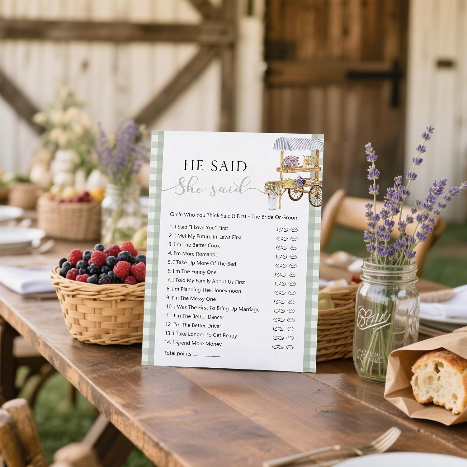 Detalle de Kaderas Hen Party Games Cards – He Said She Said (30 Cards)