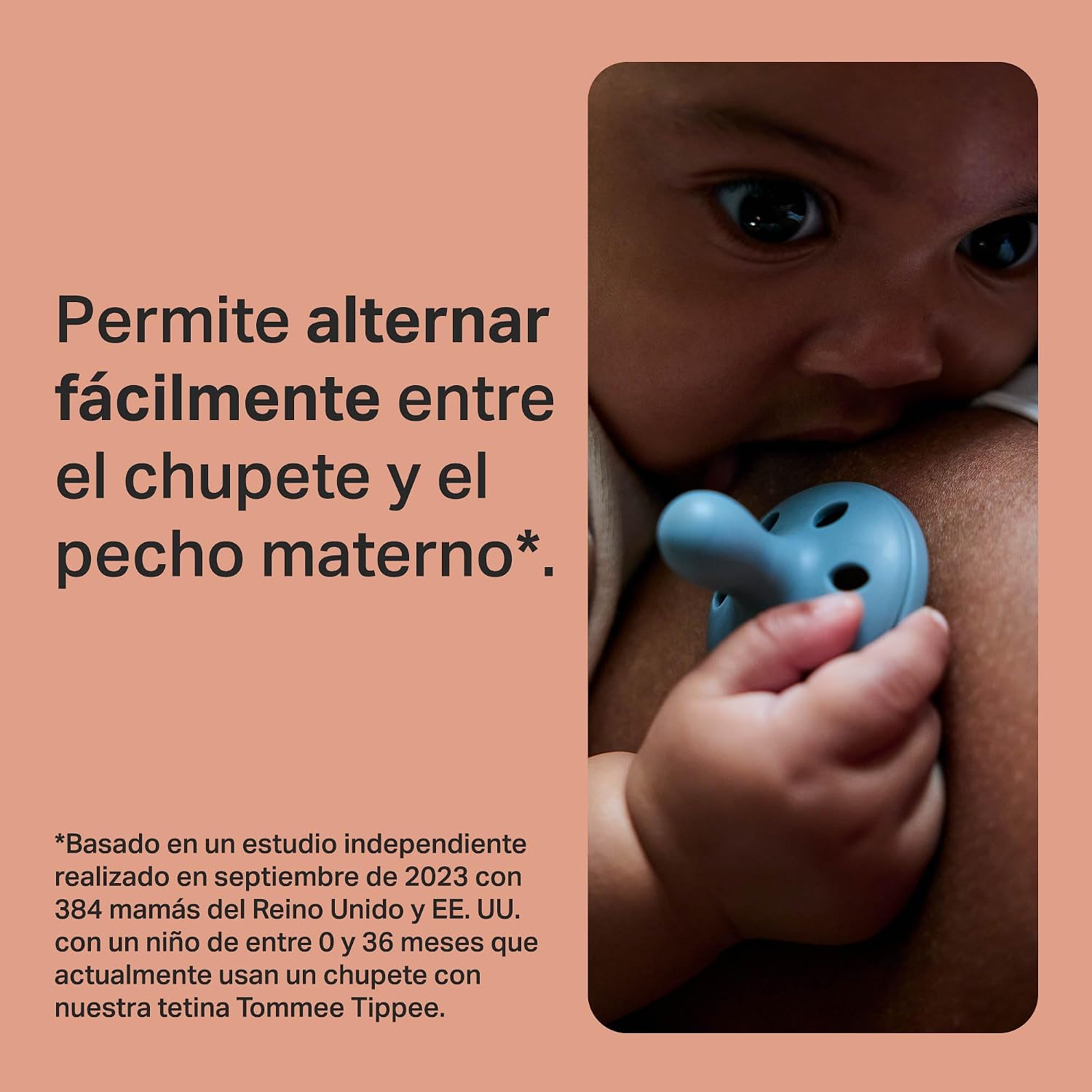 Detalle 1 de Tommee Tippee Chupetes Anatómicos Ligeros 6-18m 🍼 (Paquete 4)