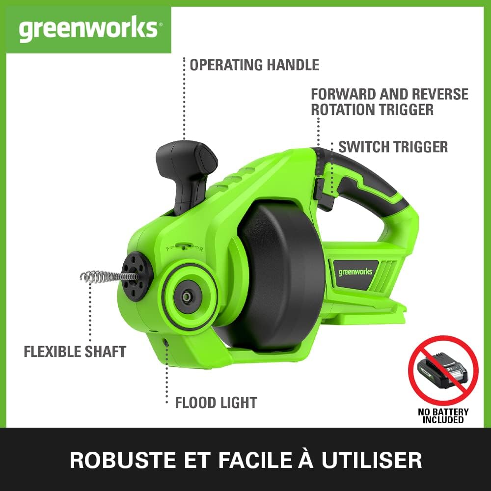 Thumbnail 1 de Greenworks G24DA, 550 tr/min,